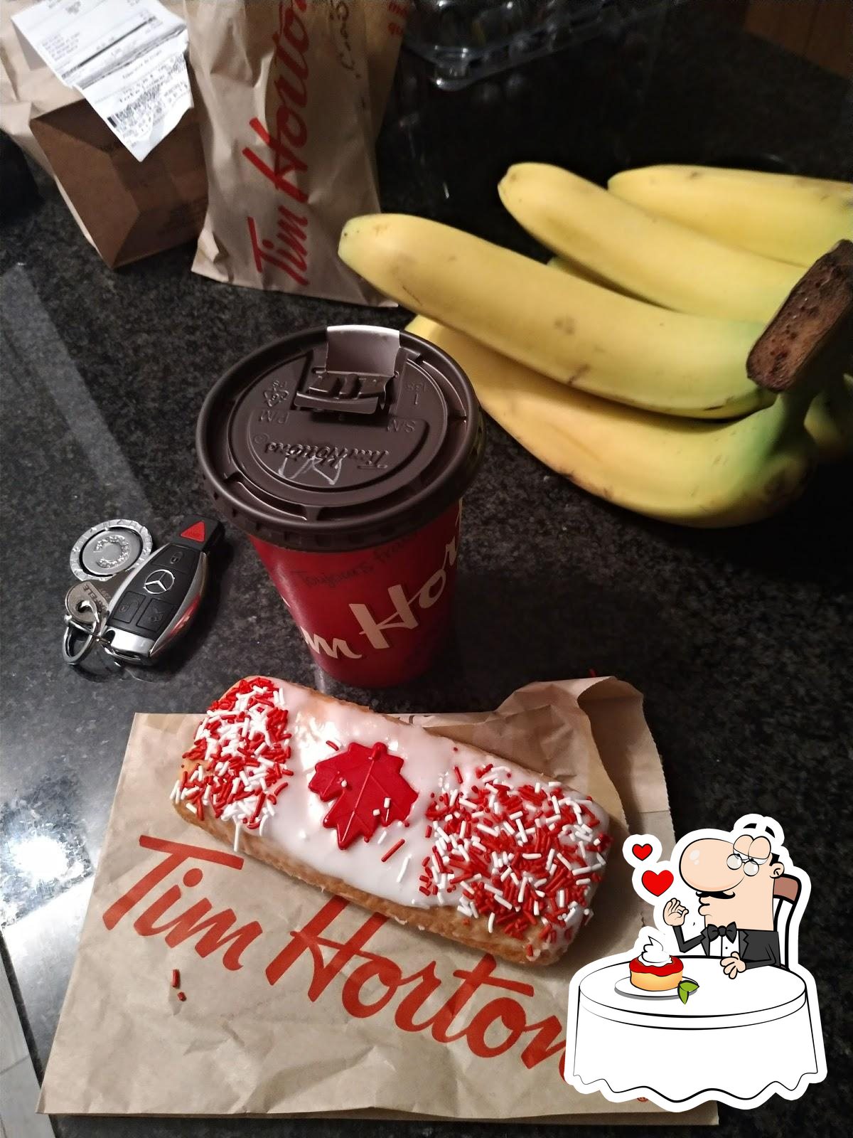 Menu au Tim Hortons restaurant, Montréal, Gare Centrale