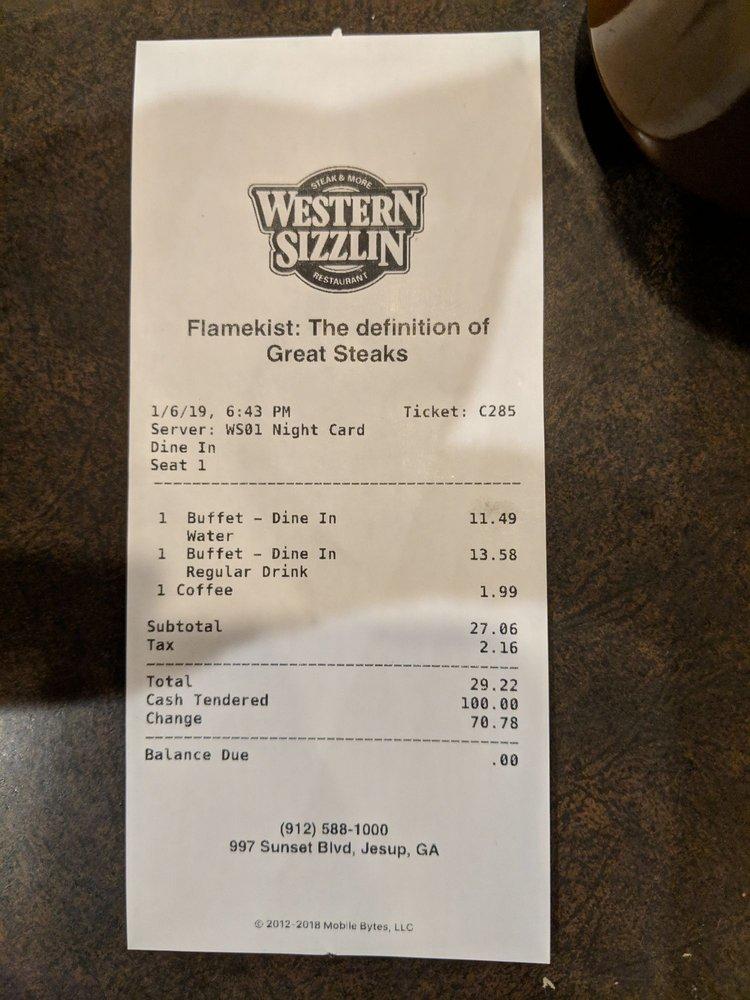 Western sizzlin opelika al thanksgiving menu