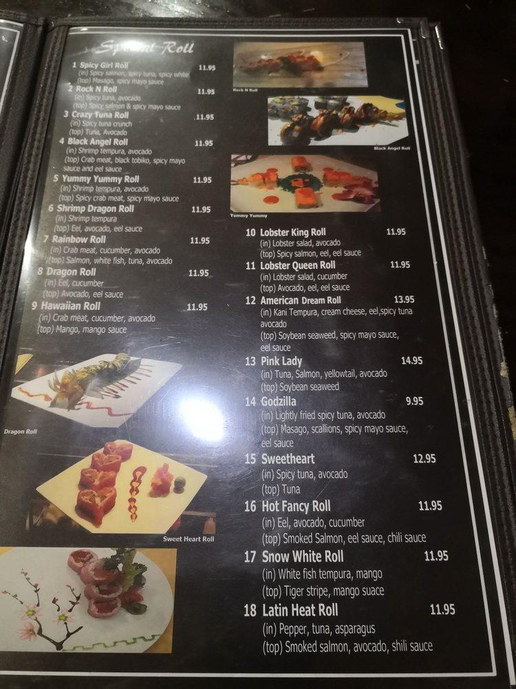 Menu at CHOPSTIX restaurant, Kingsville