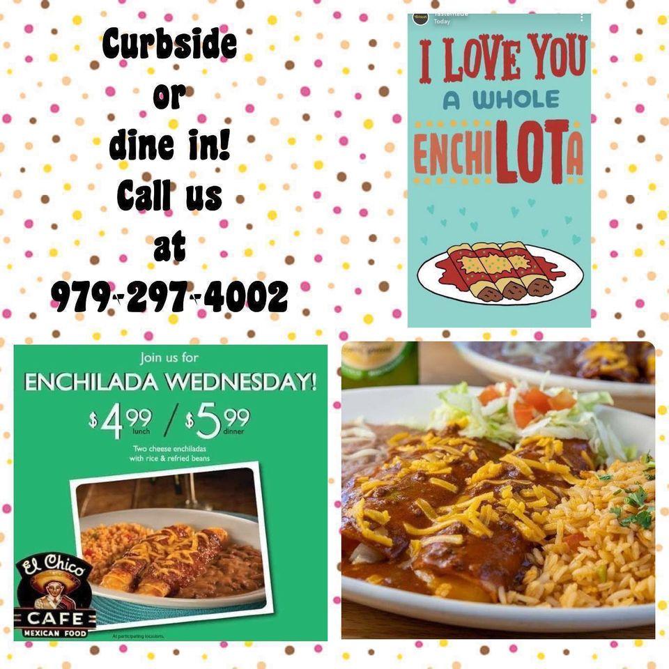 Menu at El Chico Cafe, Lake Jackson, 100 TX332