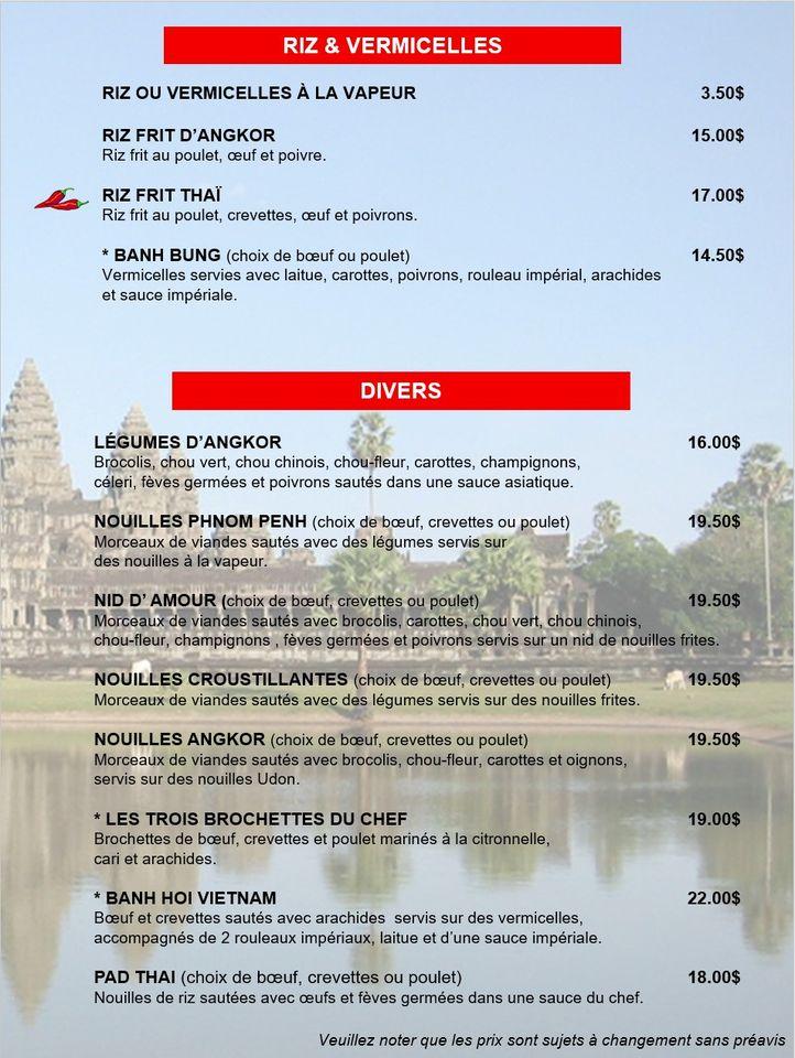 Menu de Restaurant O Sushi
