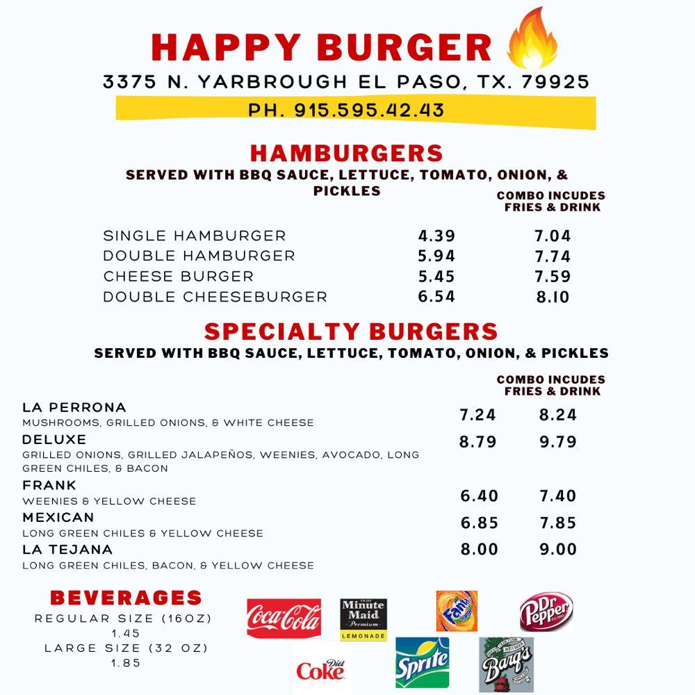 R1e0 Menu Happy Burger 2022 09 