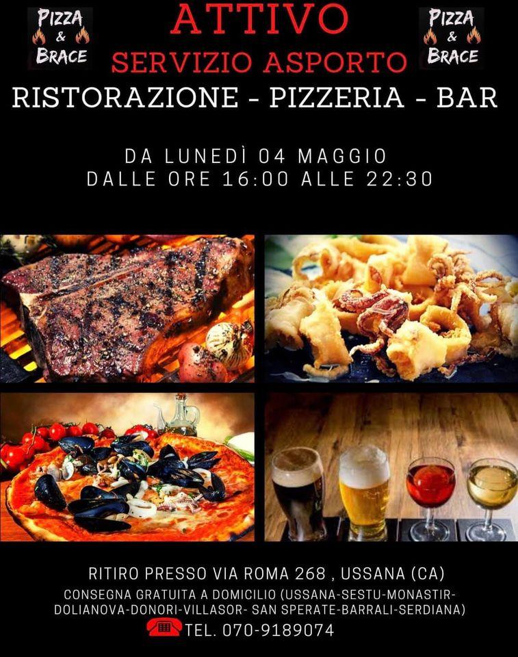 Speisekarte von Pizza e Brace, Ussana
