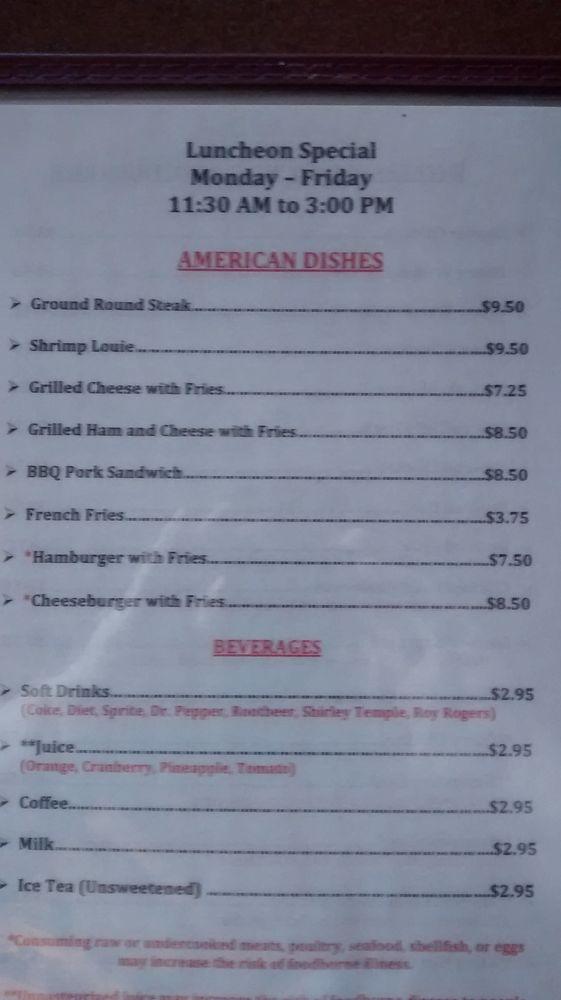 Menu At Hong Kong Restaurant Tacoma Menu at hong kong restaurant tacoma
