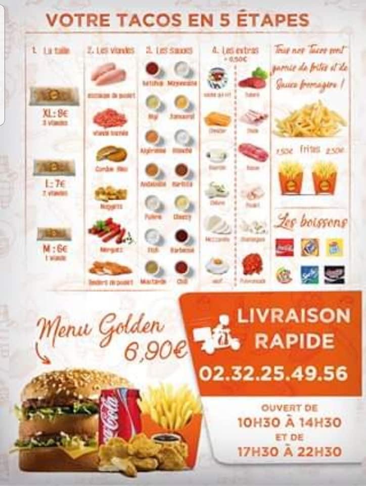 Menu at T'wich pizza fast food, ValdeReuil