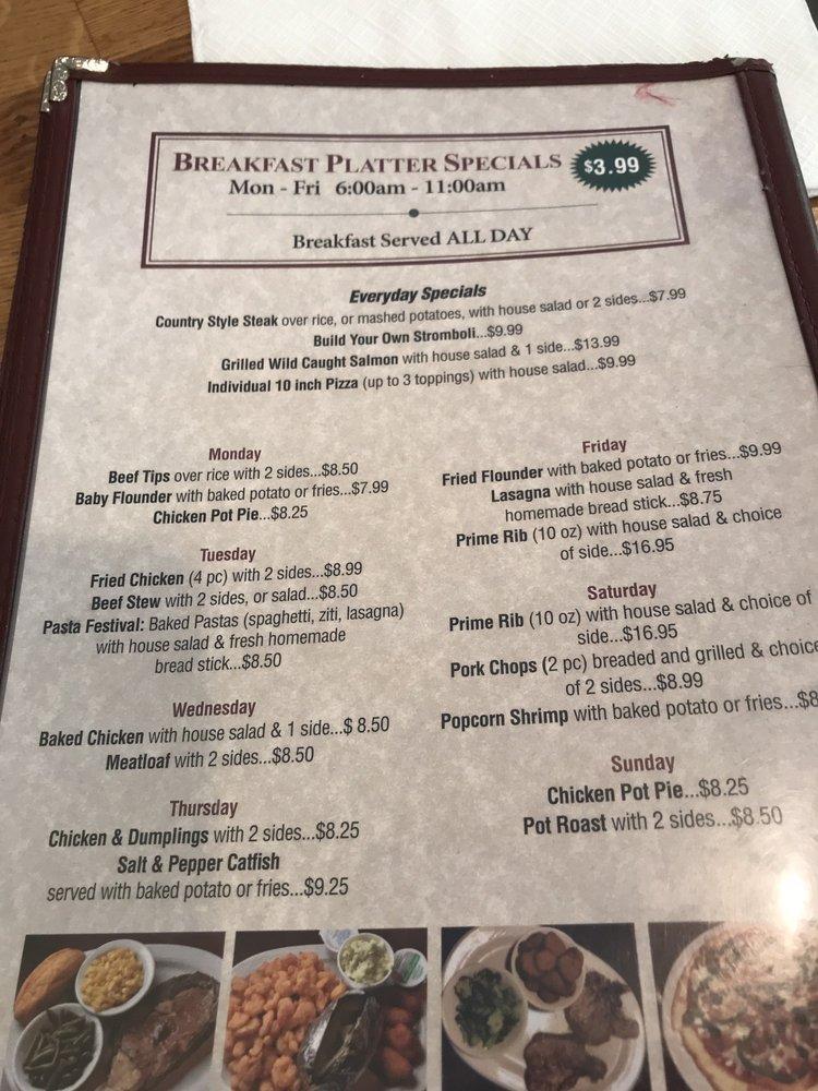 Menu at WALLBURG GRILL & PIZZERIA, WinstonSalem