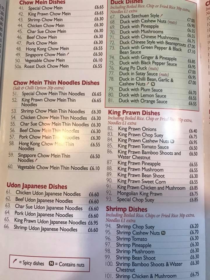 Menu At Chens Restaurant Kincardine   R1e6 Menu Chens 