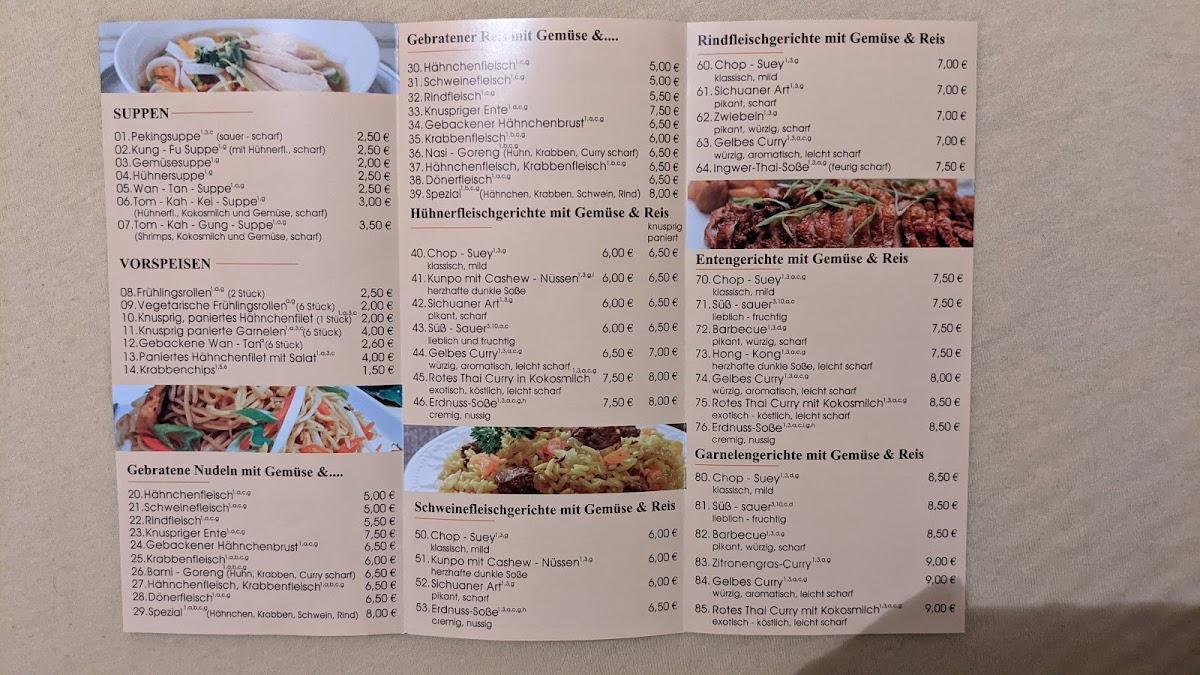 Menu At Asia Phuong Phuong Restaurant N Rdlingen