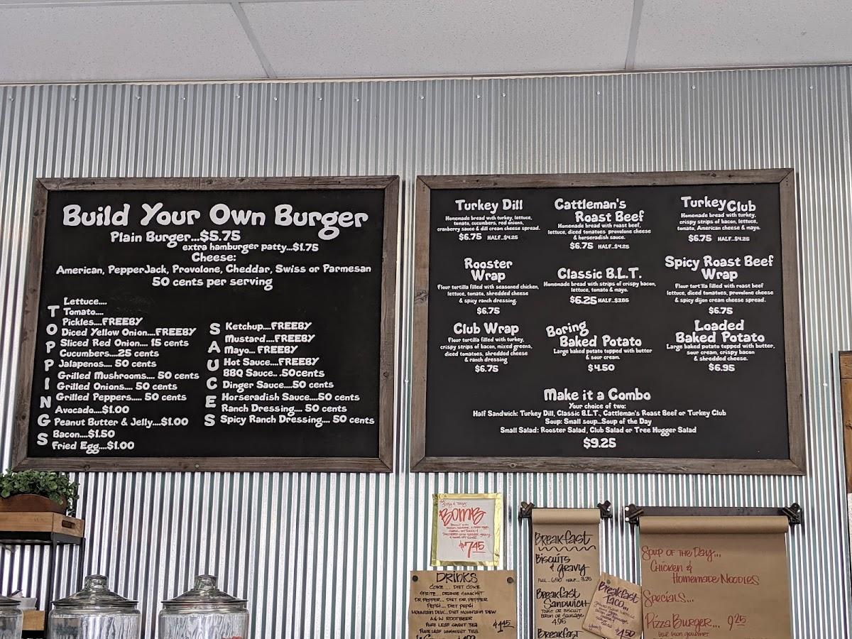 Menu at Cake Batter Batter restaurant, Eureka