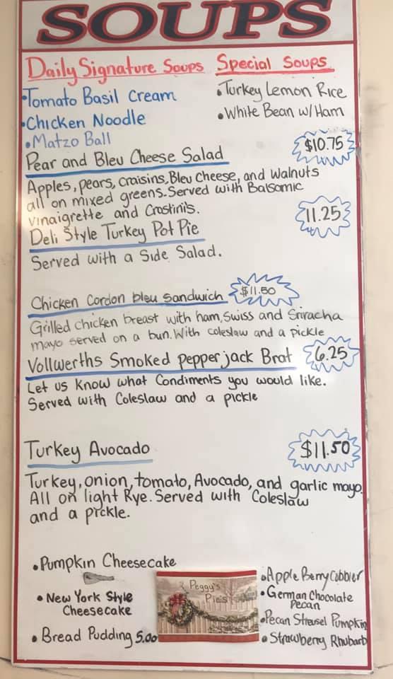 Menu at NEW YORK DELI restaurant, Marquette, 510 W Washington St