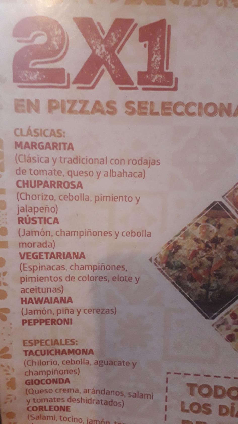 Carta de Café Marimba, Culiacán Rosales