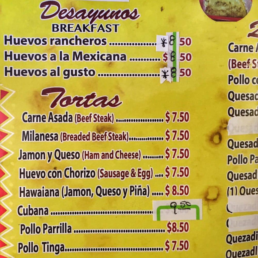 Carta del restaurante Taco Corner, Thomasville, 415 National Hwy
