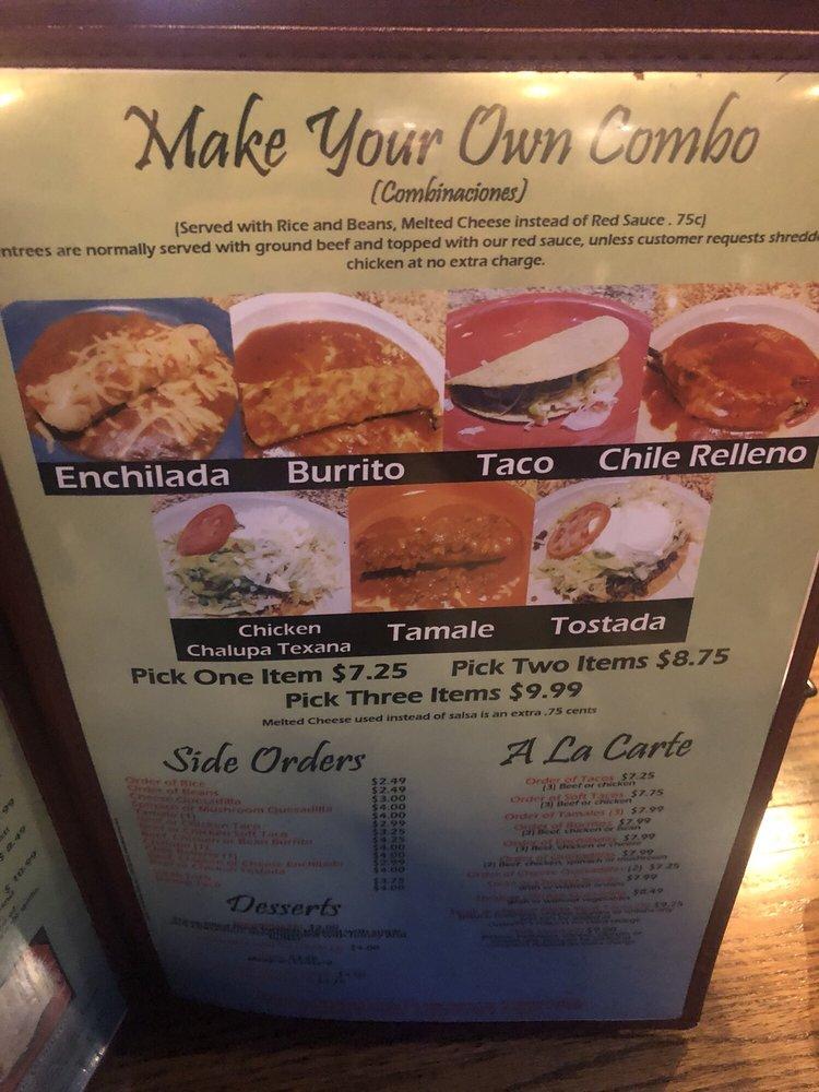 Menu at El Patio Mexican Grill & Cantina restaurant, Enid