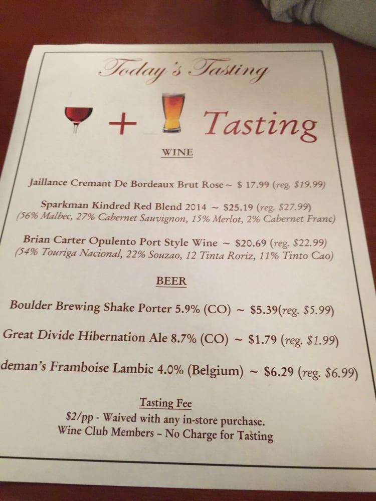 Menu at The Wine Alley pub & bar, Renton