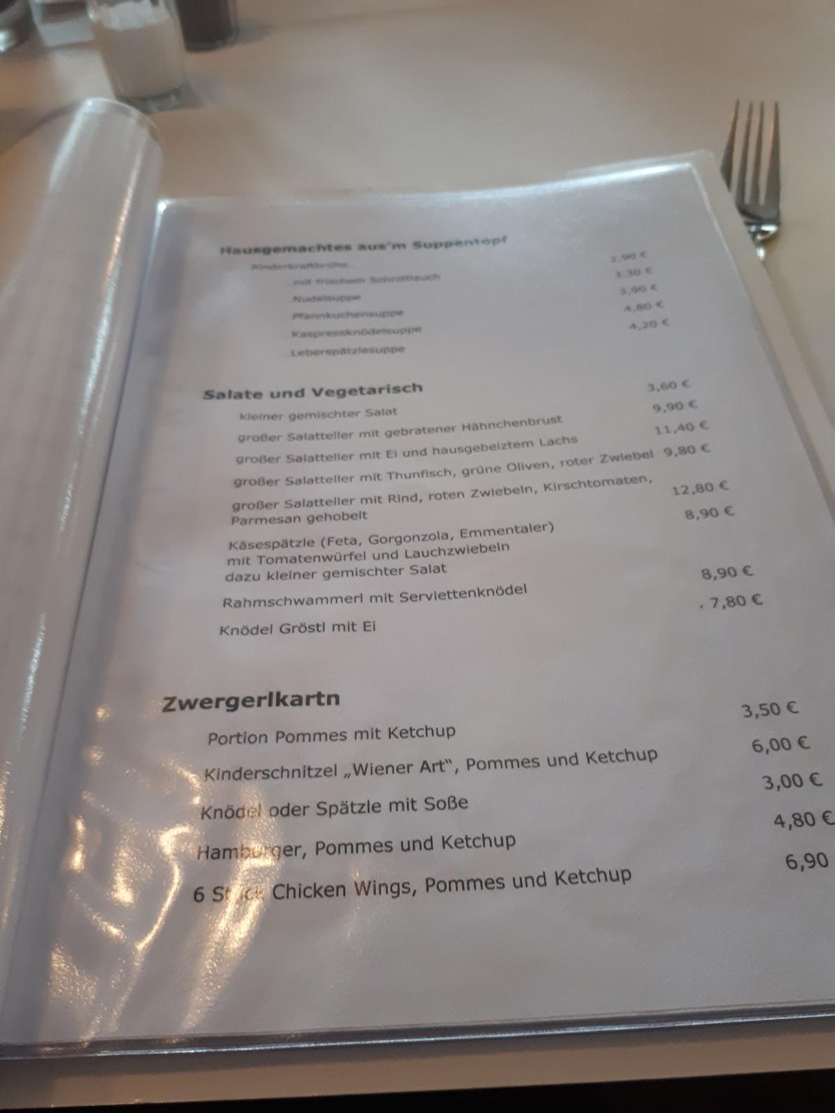 Speisekarte von Brückenwirt restaurant, Kolbermoor