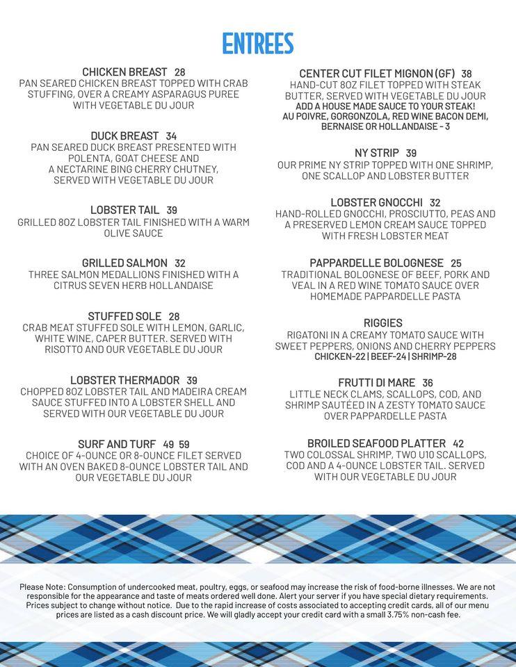 Menu at Daniella's Fresh Seafood and Pasta House restaurant, Syracuse