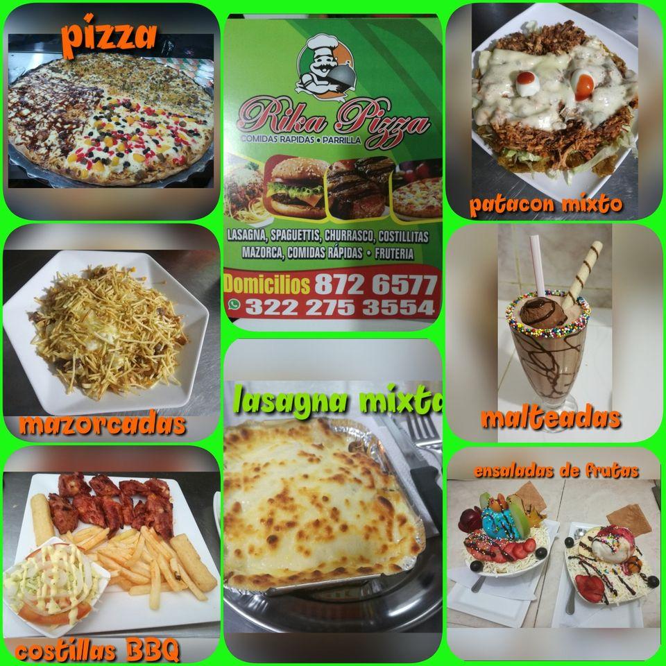 Menu at Pizzería y Comidas Rápidas RIKA PIZZA, Fusagasugá