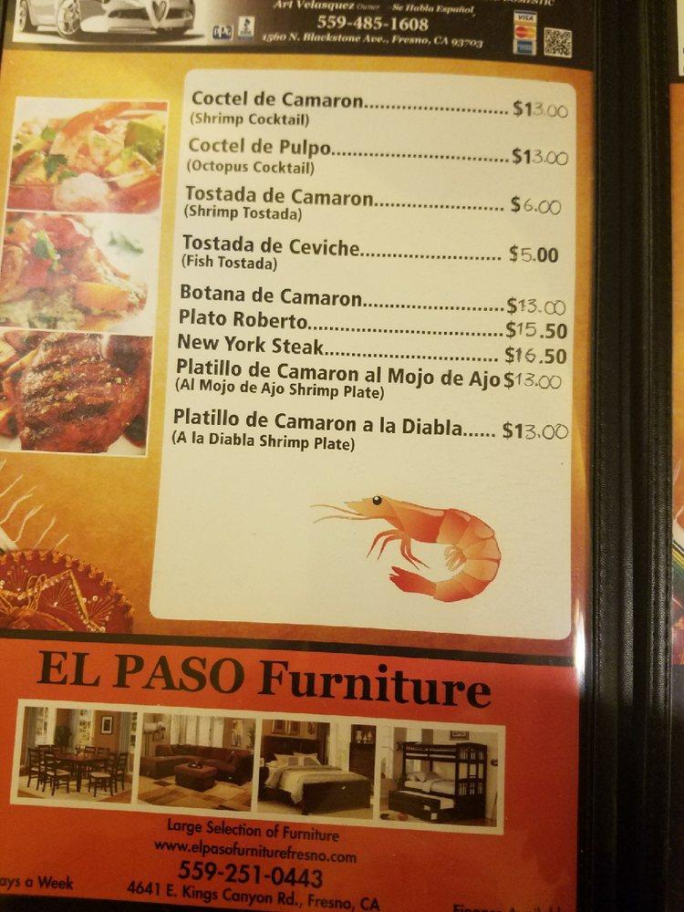 Menu at Don Pepe's Taqueria pub & bar, Firebaugh, N St