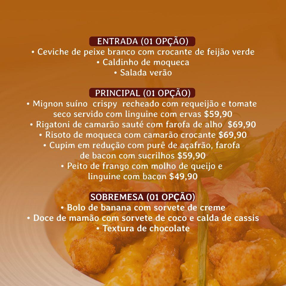 Castelus Restaurante cardápio