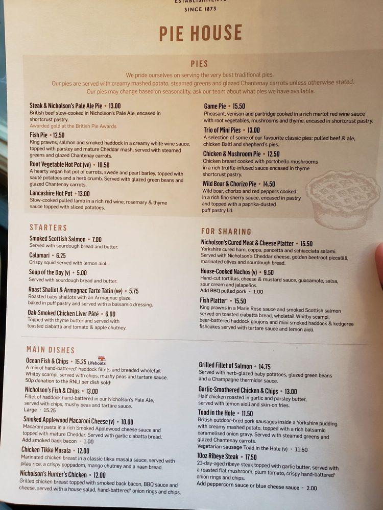 Menu at Carpenters Arms Windsor pub & bar, Windsor
