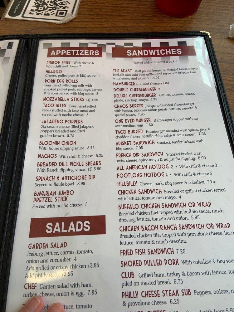 Menu at Grillin' Time Diner restaurant, Moorefield, 238 S Main St