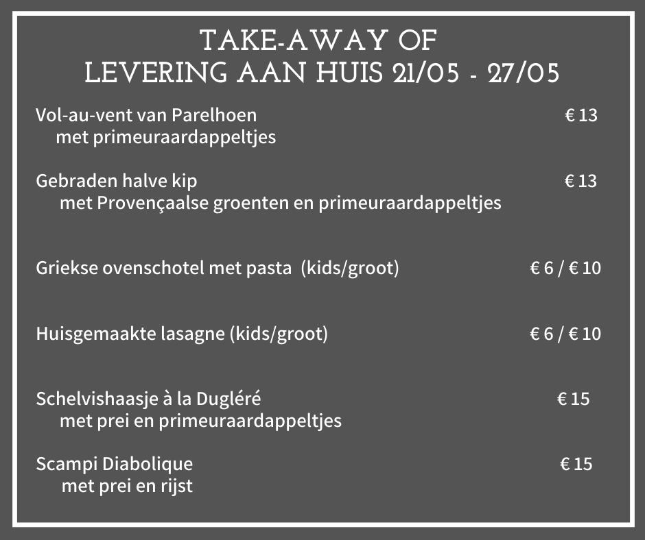 Menu Au De Rare Vos Heuvelland Dikkebusstraat