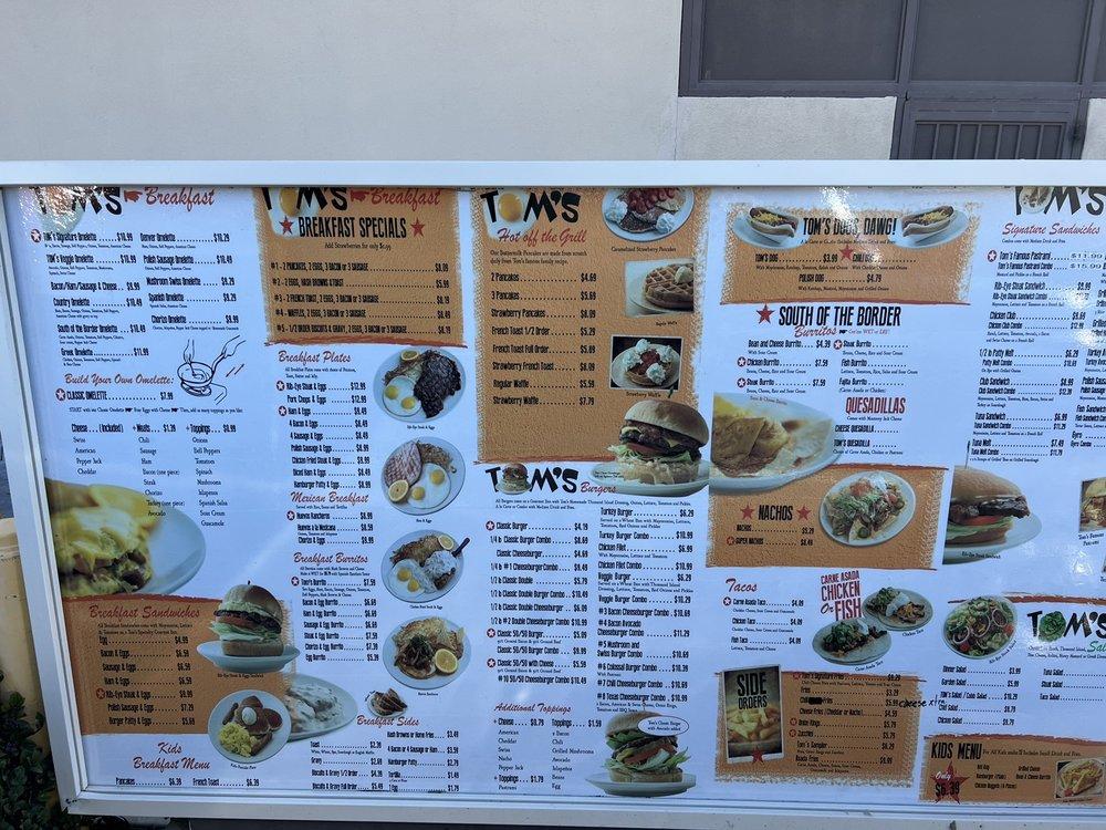 Menu at TOM's Famous Family Restaurant 21, Victorville, Amargosa Rd