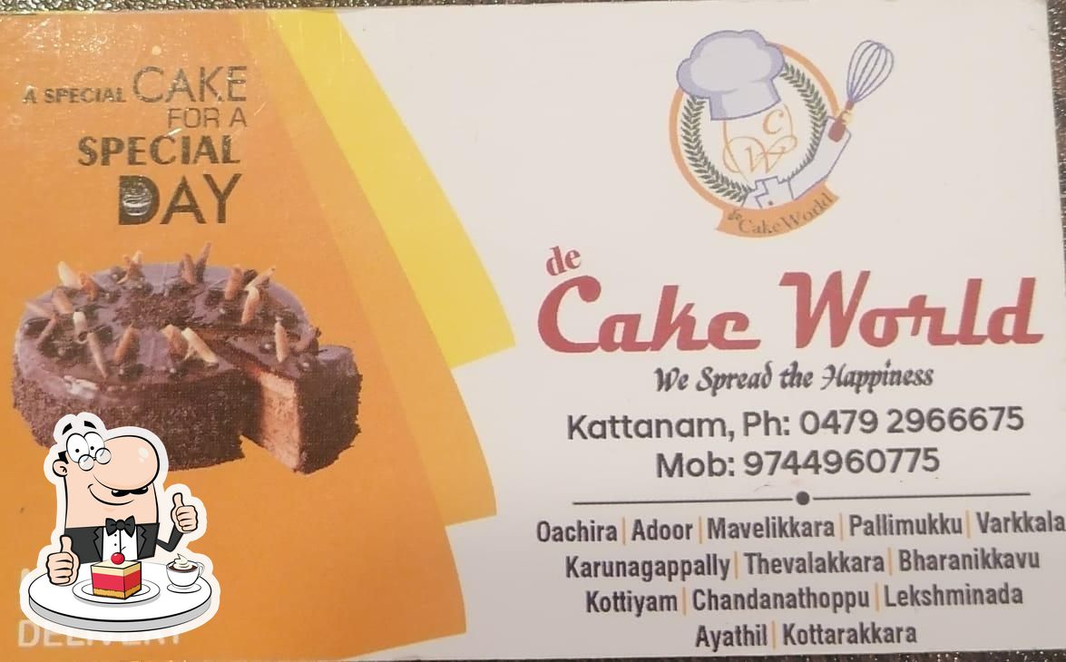 r209 dessert De Cake World Kattanam