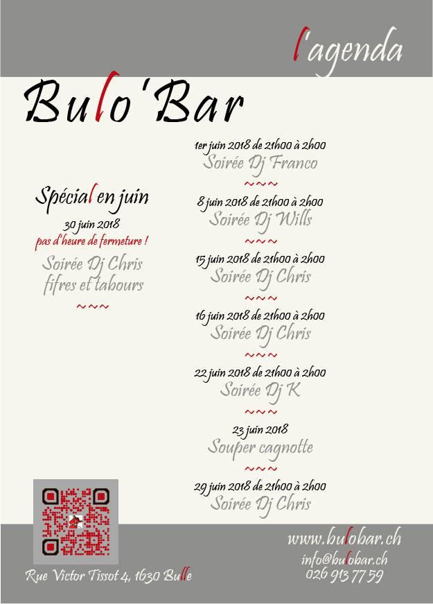 Menu de Bulo'Bar
