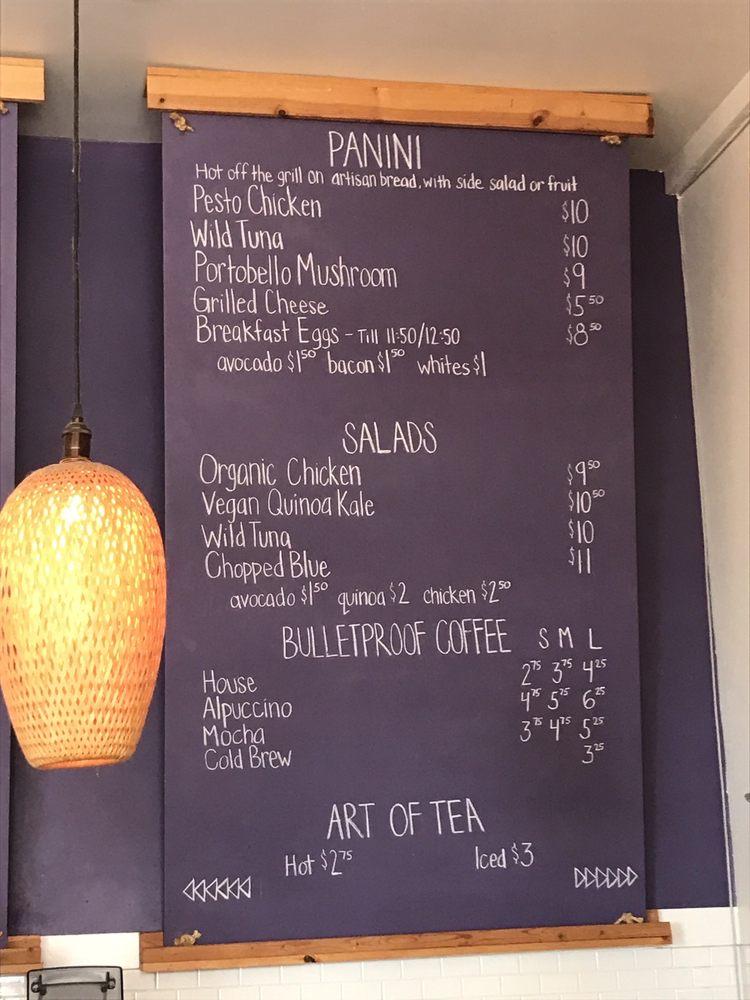 Menu at Açai Jungle Bowls Cafe, Burbank
