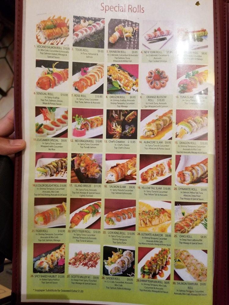 Menu at Bento Express restaurant, Bakersfield