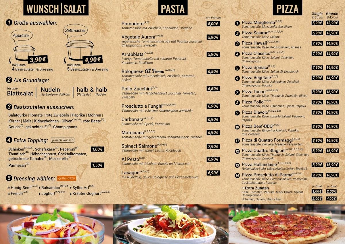 Speisekarte von Pizzeria Al Forno, Halle (Saale)