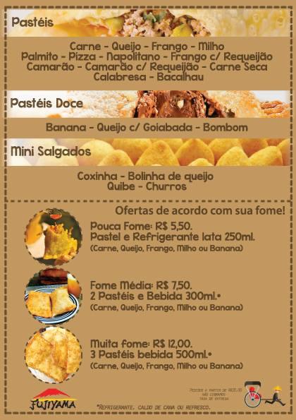 Menu Em Fujiyama Bras Lia Cafeteria Sobradinho