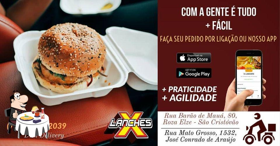 X LANCHES - Lanchonete em José Conrado de Araújo