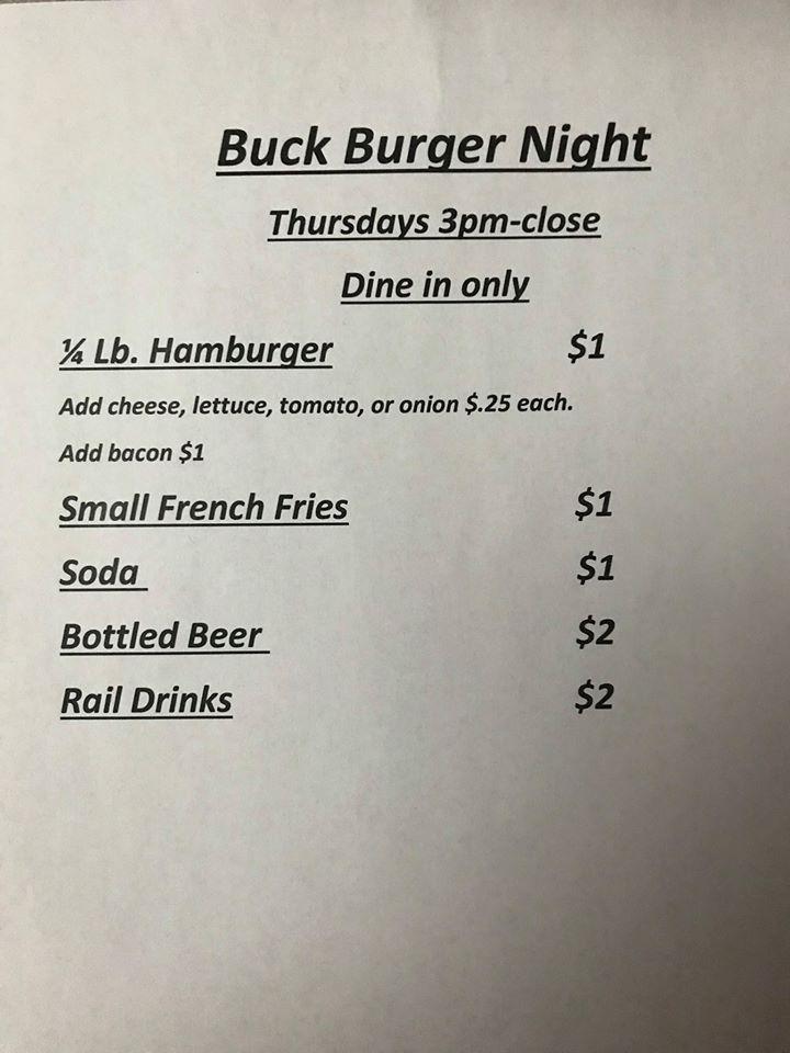 Menu at Jackpine Family Diner restaurant, Littlefork