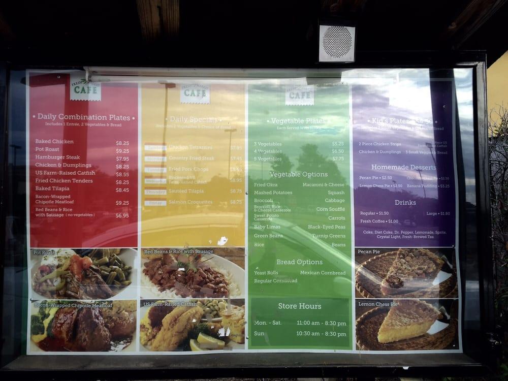 Menu at Fresh Market Cafe Greenfield Road, Brandon