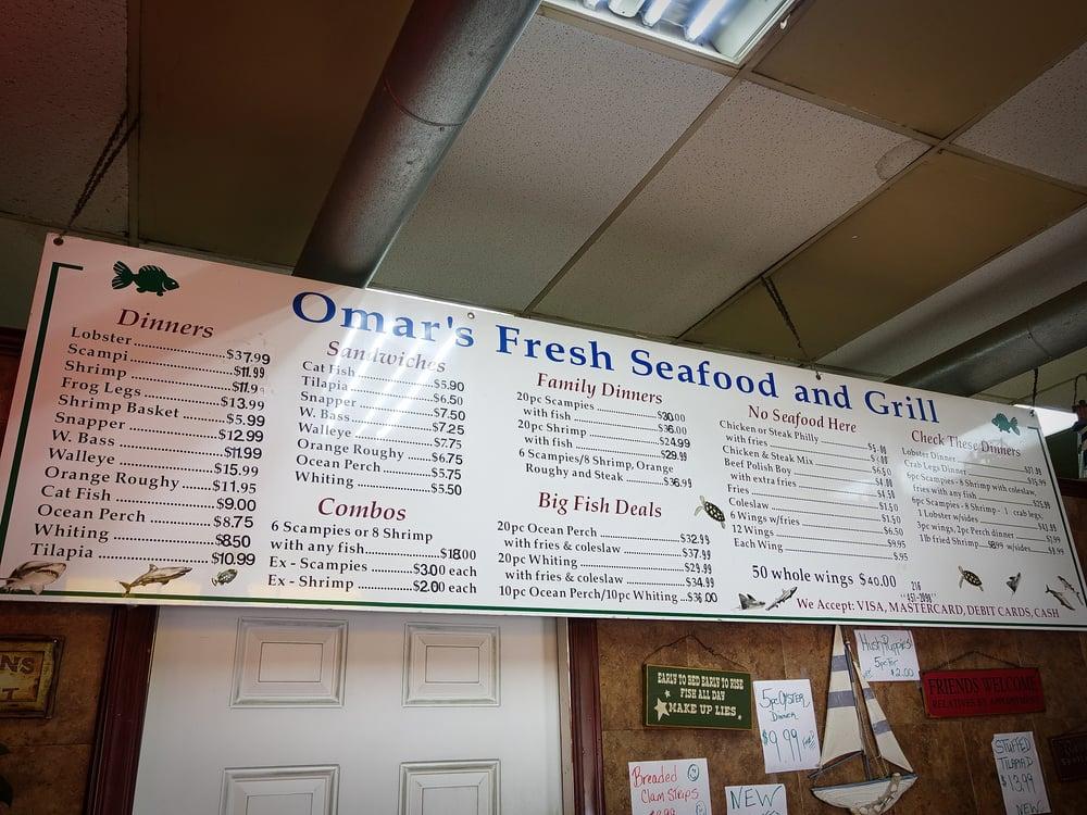 Menu For Omar's Fresh Seafood And Steaks In Ashland, OR, 49 OFF