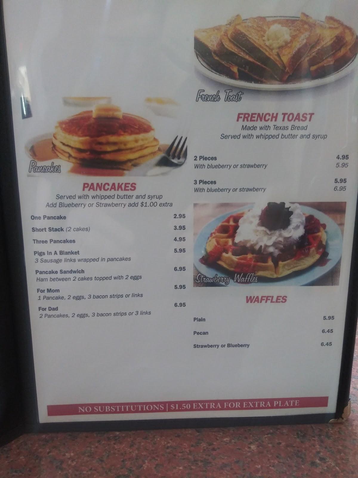 Menu at Pacific Family Restaurant, Pacific
