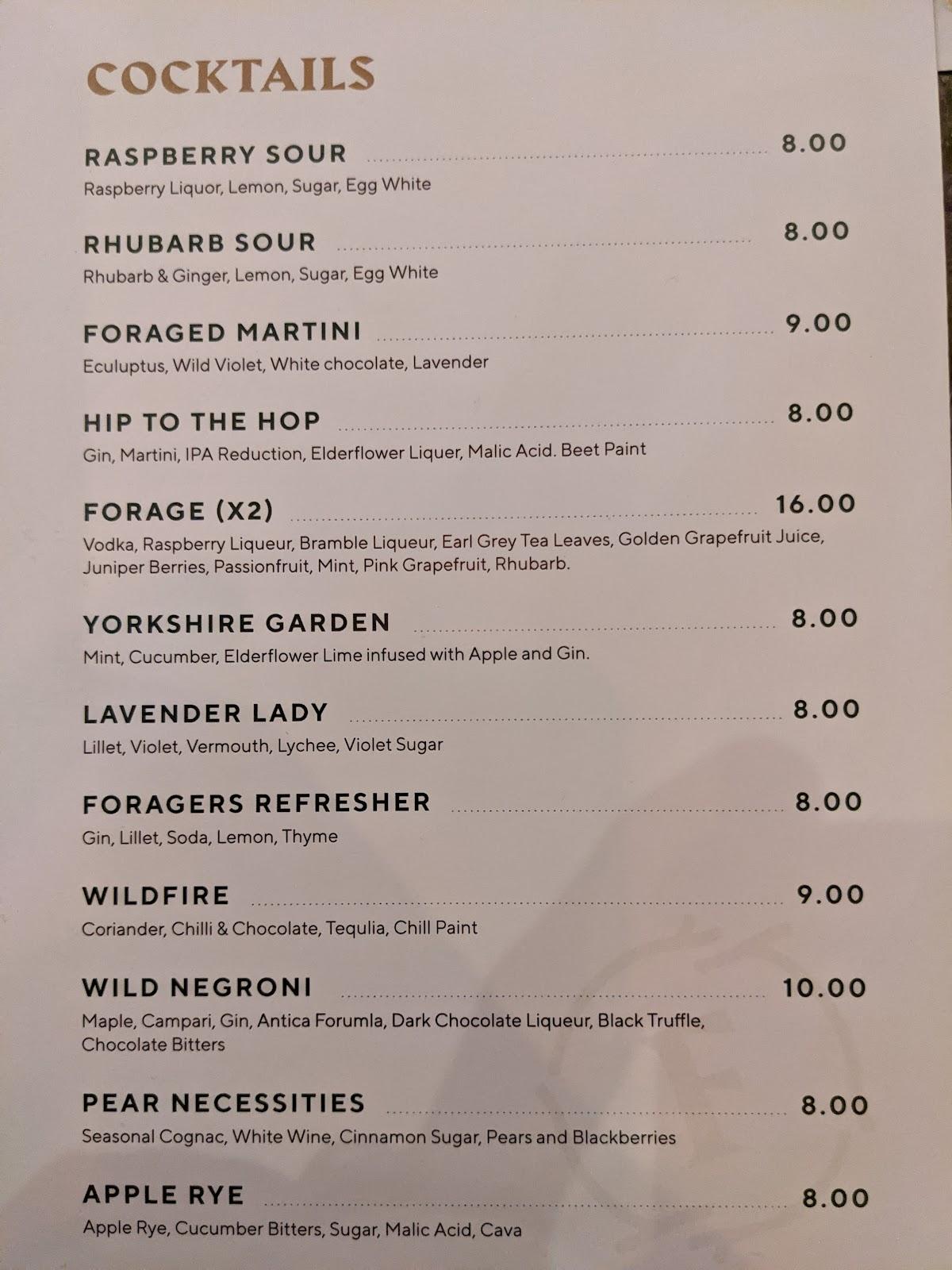 menu-at-forage-bar-kitchen-york