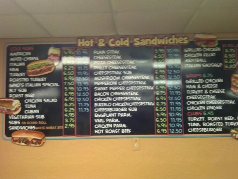 Menu at Roman Pantry pizzeria, Penns Grove