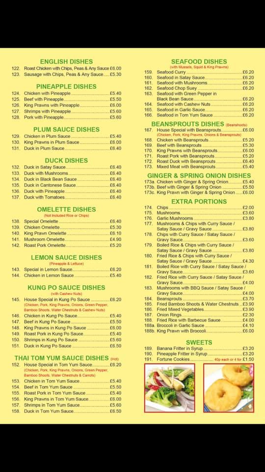 Menu at BaBa Kitchen fast food, Scunthorpe