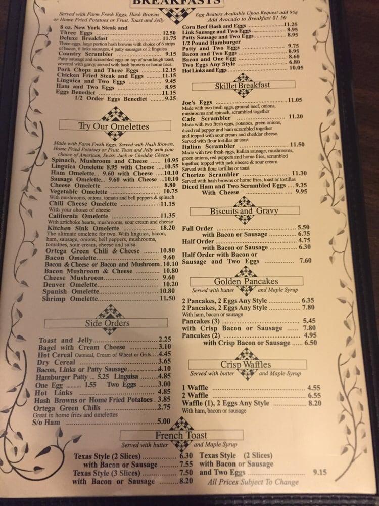 Menu at Brentwood Cafe, Brentwood, Brentwood Blvd