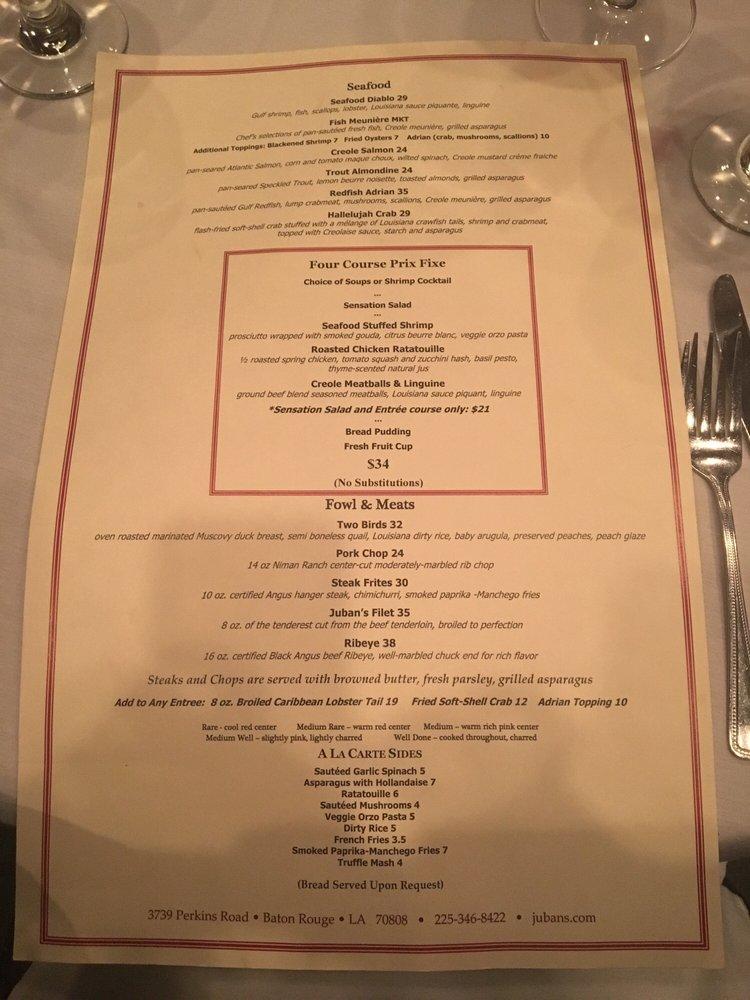 Restaurant Week Baton Rouge 2024 Menu Marie Selinda