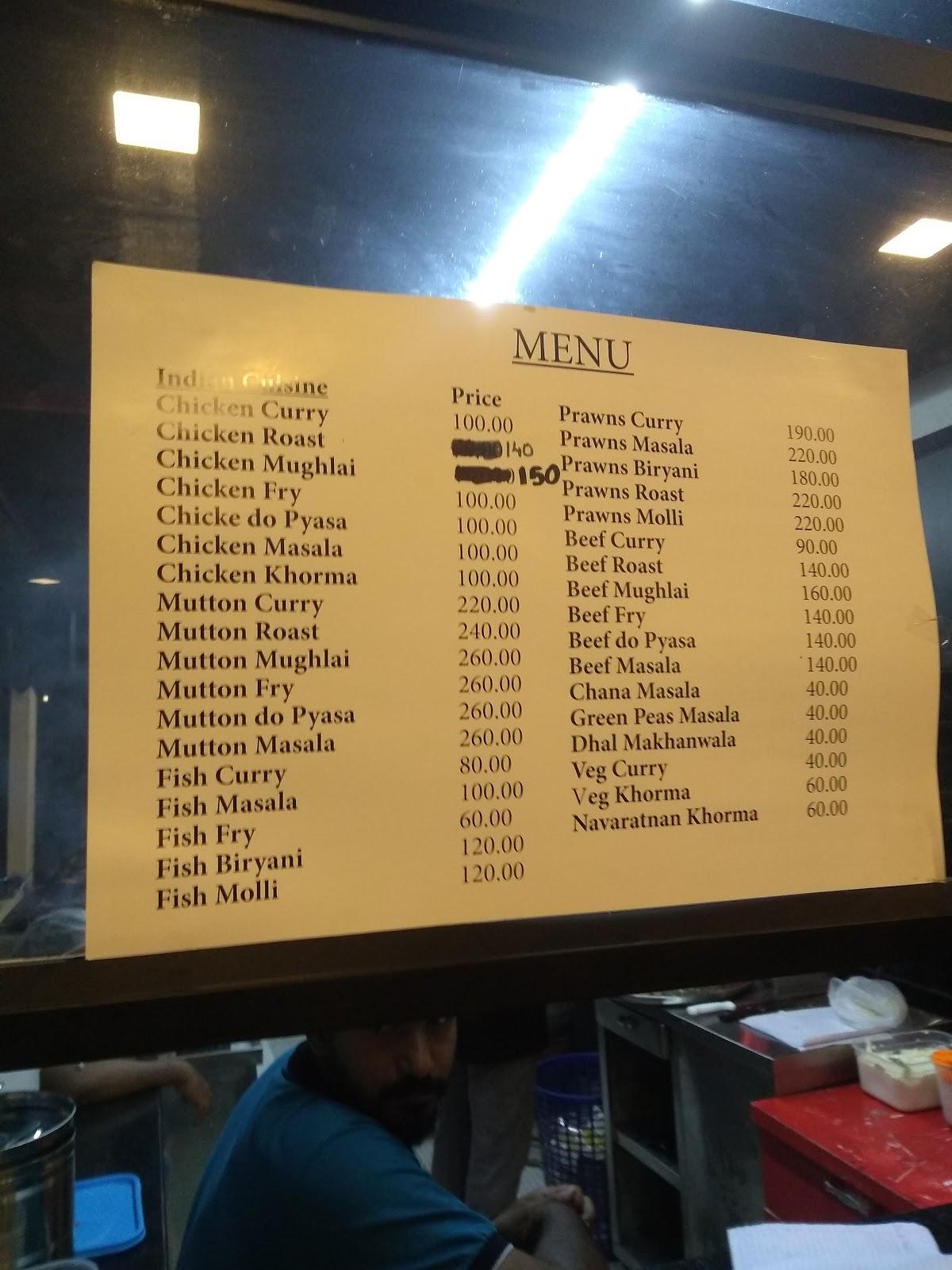 Food Garage Restaurant menu