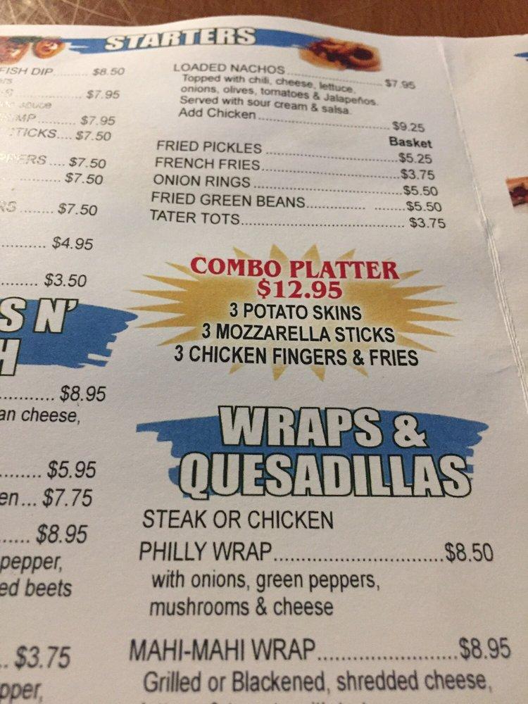 Menu at Norton's Riverside Sports Bar and Grill, Crystal River