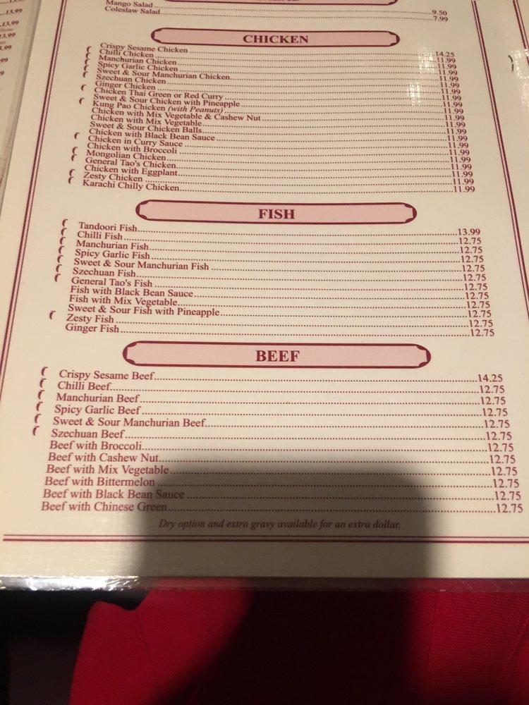 Menu at Asian Wok 'n' Roll restaurant, Mississauga, Derry Rd E