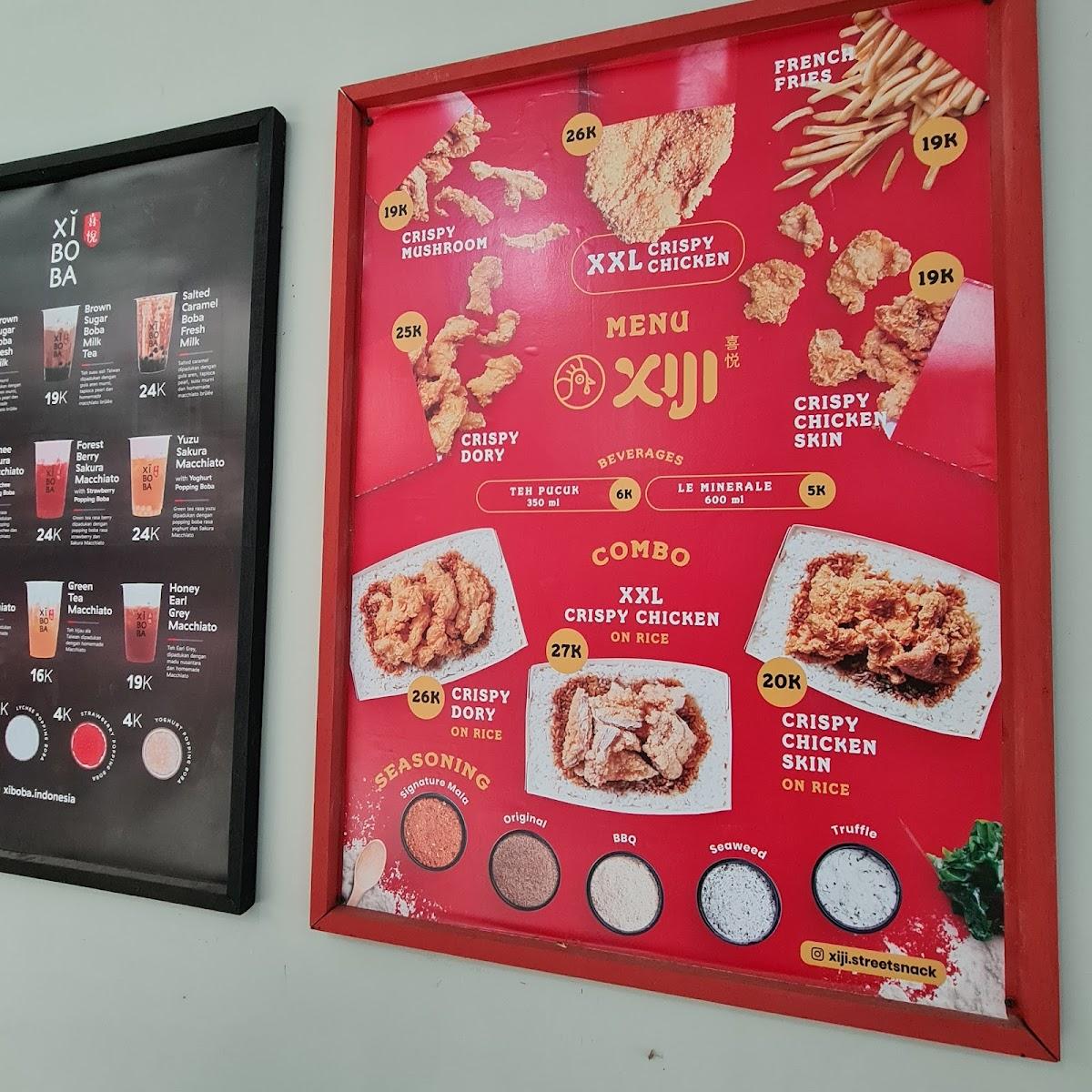 Menu at Xi Bo Ba Kota Baru Parahyangan, Padalarang