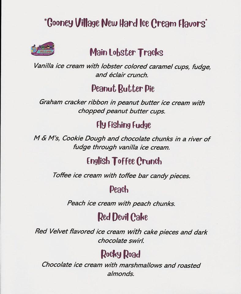 Menu at Henyo's Gooney Village restaurant, Phelps