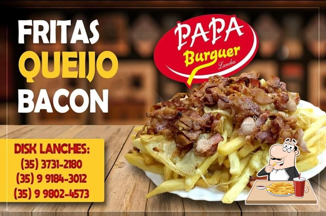 Papa Burguer Lanches em Andradas Cardápio