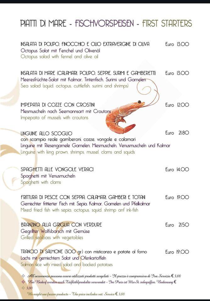 Menu di Roemerkeller Lana 